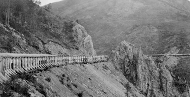 A section of Yukon Ditch in the Tombstone Range. Yukon Archives, Art and Margaret Strong fonds 78/50 #8